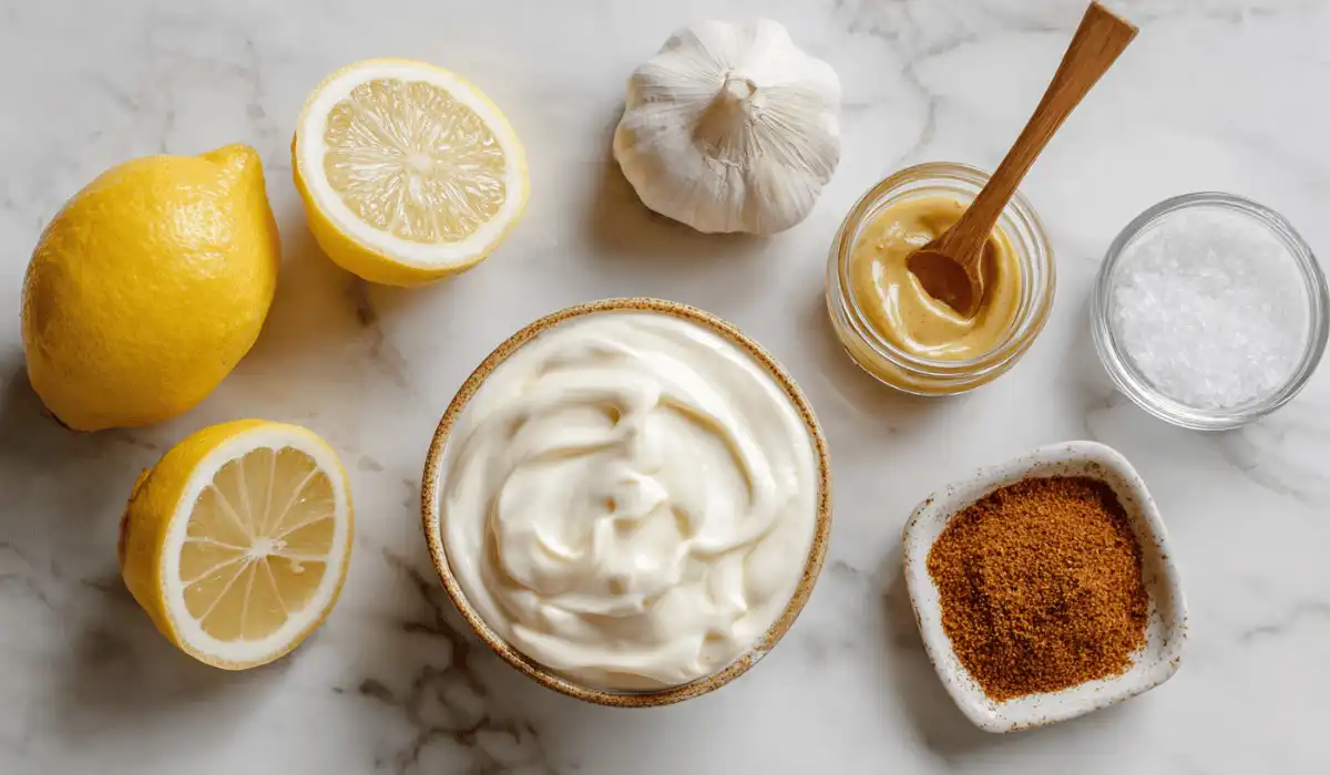 ingredients for mayonnaise Greek yogurt