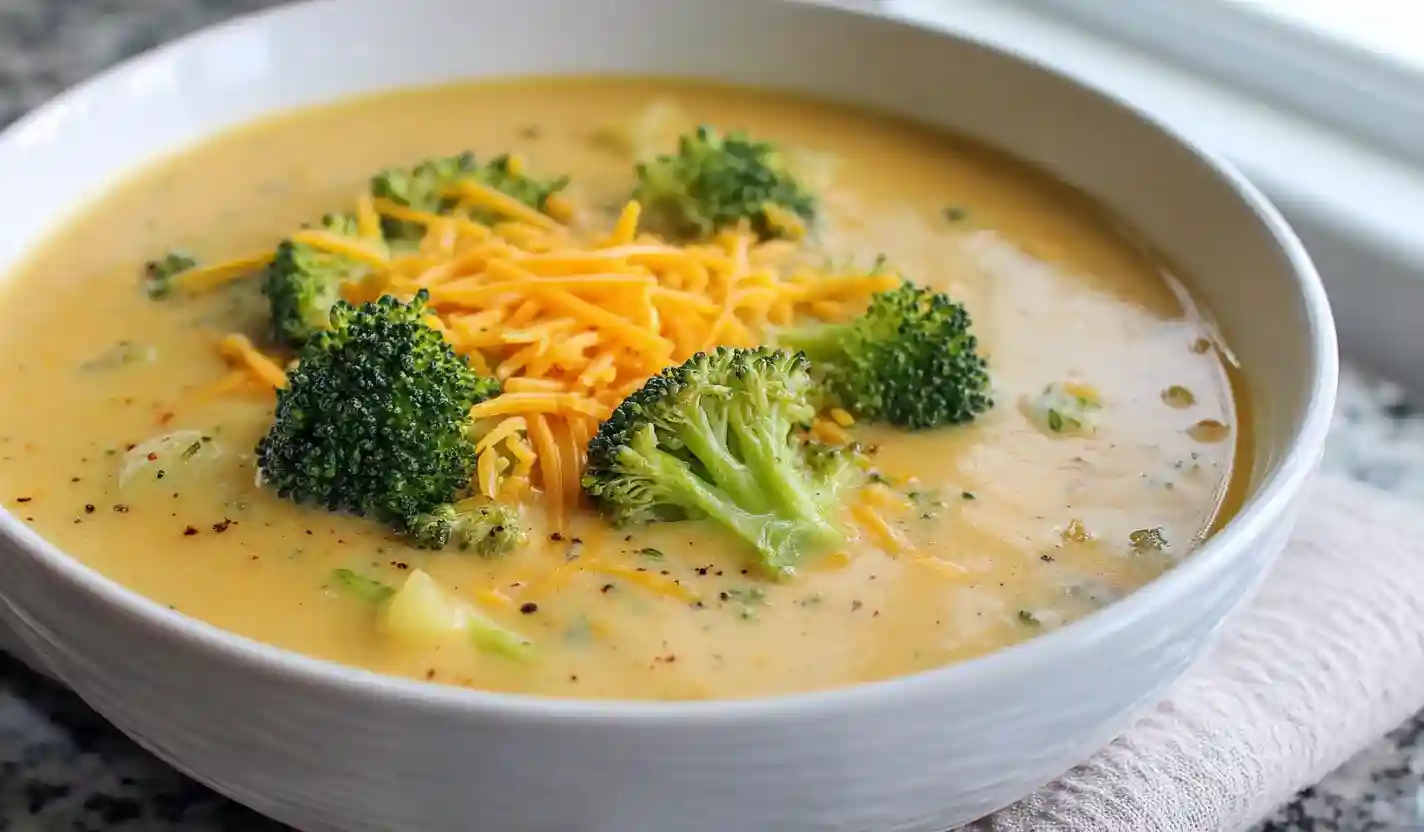 Slow Cooker Broccoli Cheese Soup